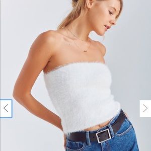 Urban Outfitters Fuzzy Tube Top